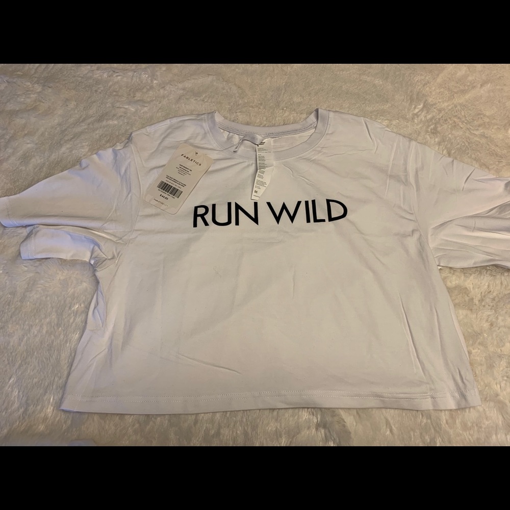 Run Wild oversized crop top